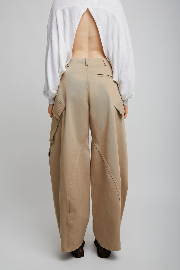 Cargo beige pants