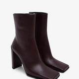 Square 90 brown ankle boots