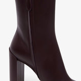 Square 90 brown ankle boots