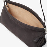 Le Click east west medium grey bag