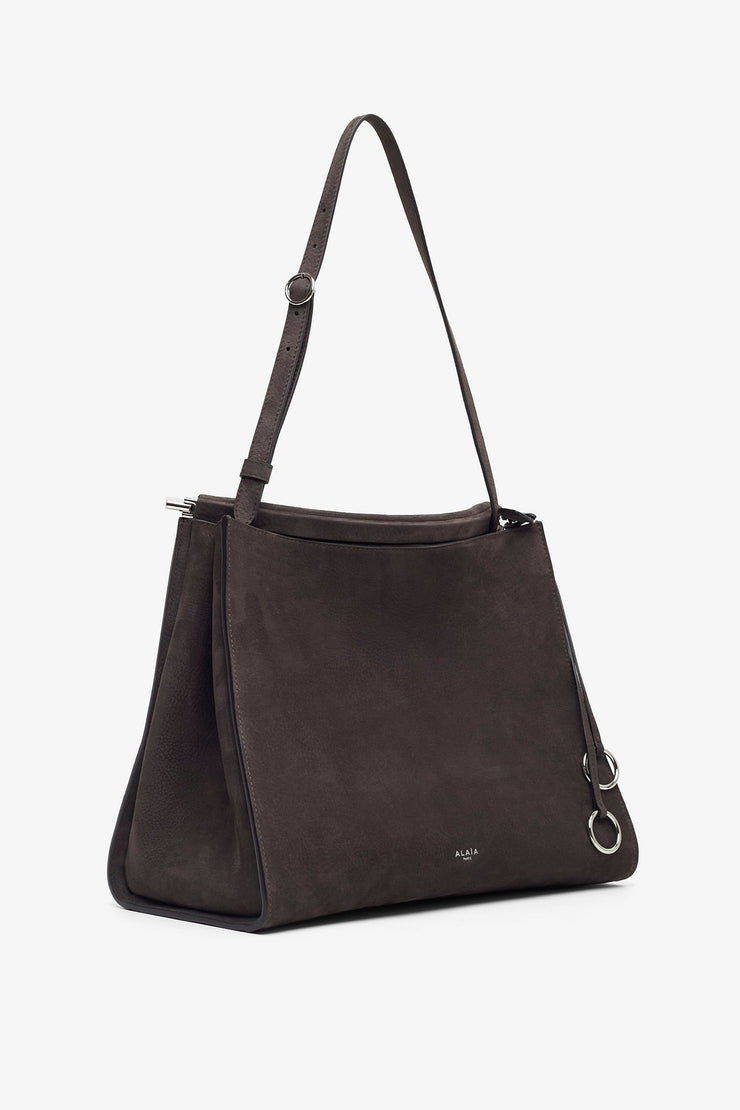 Le Click medium square grey bag