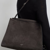 Le Click medium square grey bag