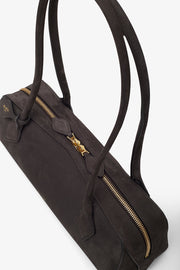 Le Teckel medium anthracite bag