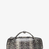 Teckel Clutch black and white bag