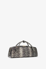 Teckel Clutch black and white bag