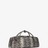 Teckel Clutch black and white bag
