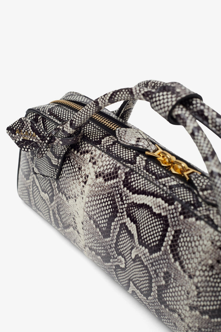 Teckel Clutch black and white bag
