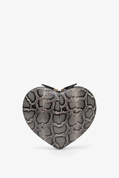 Le Coeur black and white crossbody bag