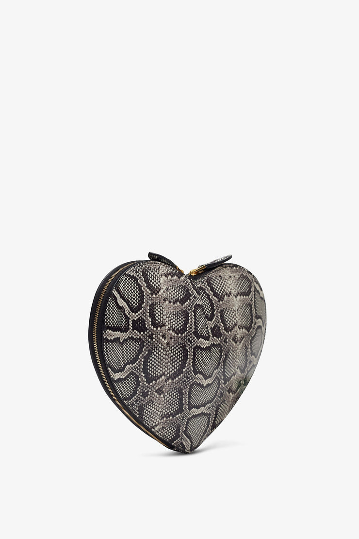 Le Coeur black and white crossbody bag