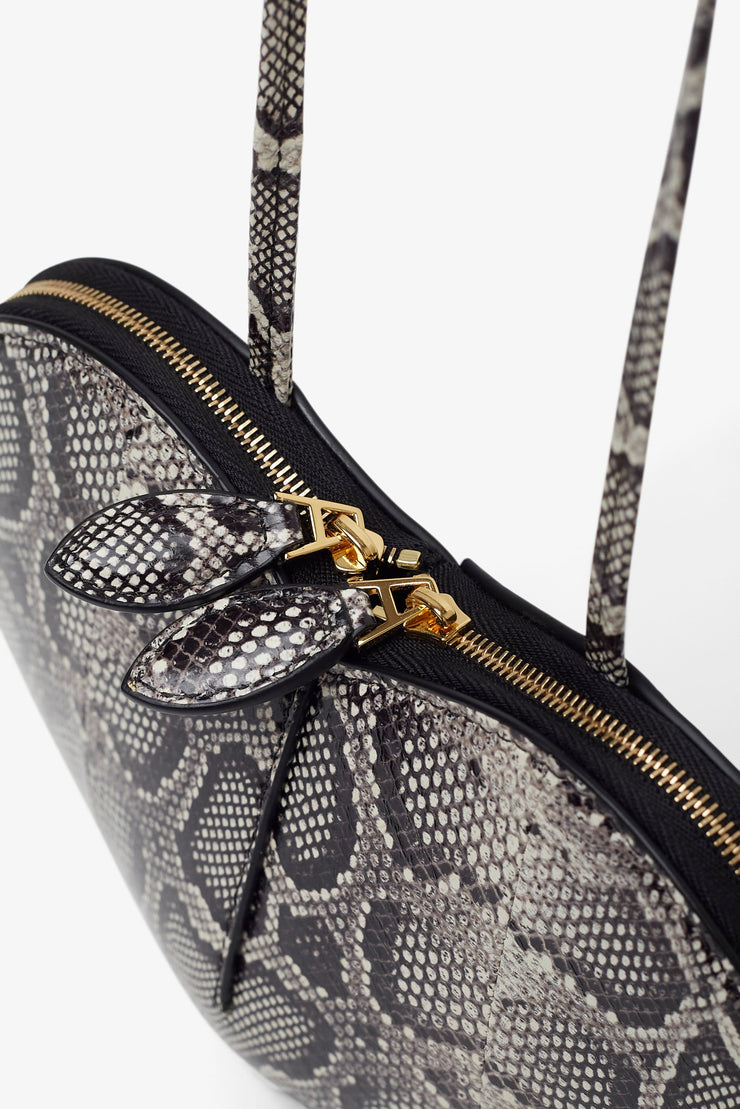Le Coeur black and white crossbody bag
