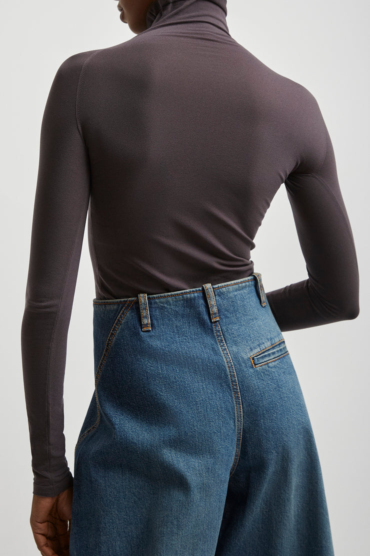 Second skin grey knit body