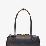 Le Teckel Medium ebony black bag