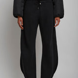 Black petal joggers