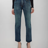 Skinny blue jeans