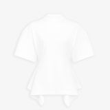 Panelled white top