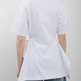 Panelled white top
