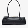 Alaïa Le Teckel Medium black smooth leather bag