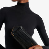 Delta perforated vienne clutch