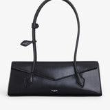 Le teckel flap medium leather bag