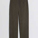 Drop trousers in khaki