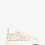 Lauren beige lace sneakers