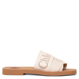 Woody beige slide sandals