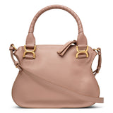 Marcie blush leather double carry bag