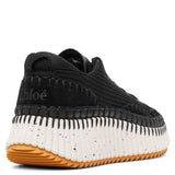 Nama black mesh sneakers