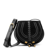 Marcie black suede crossbody bag