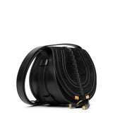 Marcie black suede crossbody bag