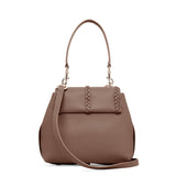 Penelope small taupe leather bag