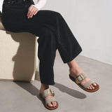 Rebecca greige suede flats