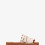 Woody blushy beige slide sandals