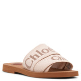 Woody blushy beige slide sandals