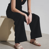 Woody blushy beige slide sandals