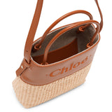 Chloe sense brown raffia bag