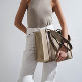 Woody dark brown medium tote bag