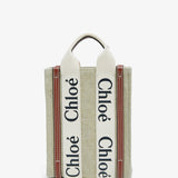 Woody white and brown mini bag