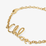 C Chloe gold bracelet