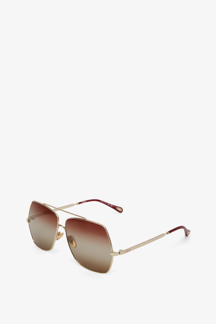 Aly brown sunglasses