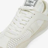 Chloe Kick ivory sneakers