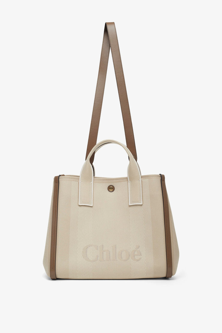 Chloe Carry medlium beige tote bag