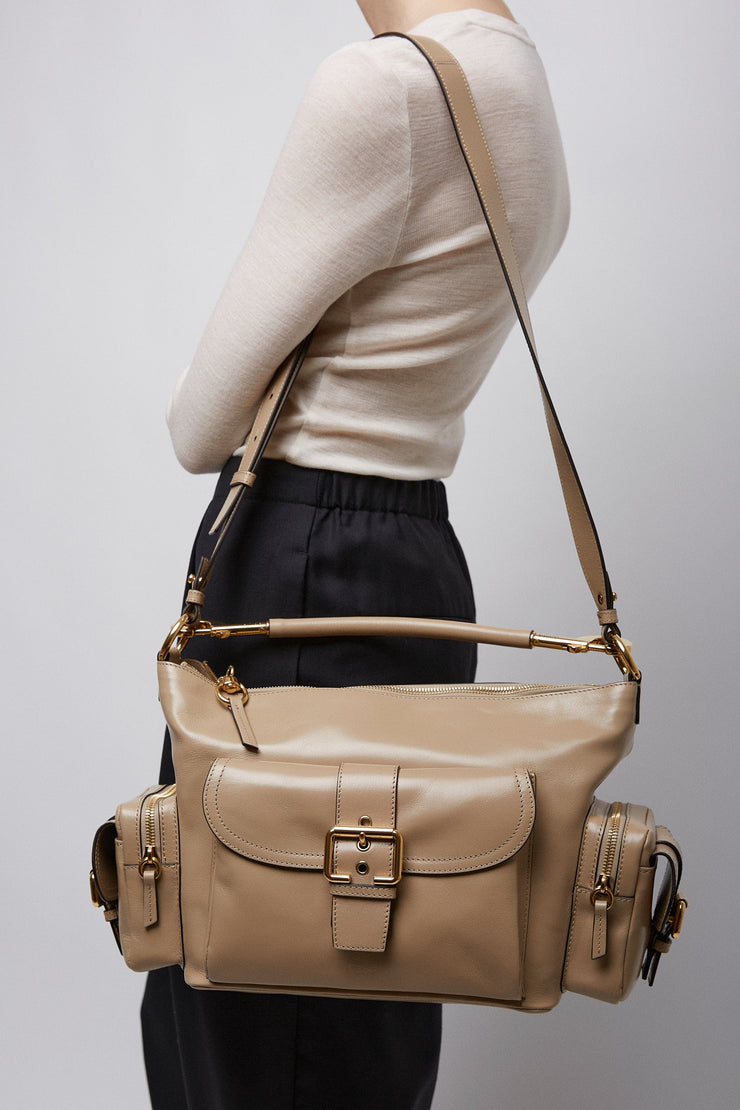 Camera beige bag