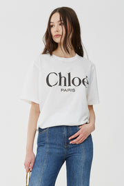 Oversized logo cotton jersey t-shirt