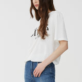Oversized logo cotton jersey t-shirt