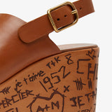 Maxime brown leather sandals