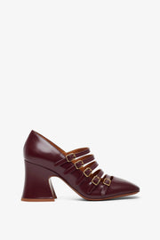 Janis dark purple pumps