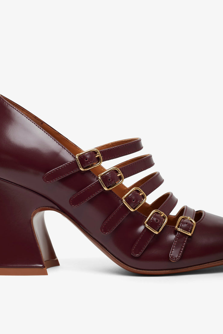 Janis dark purple pumps