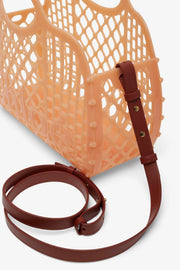 Chloe cage beige jelly bag
