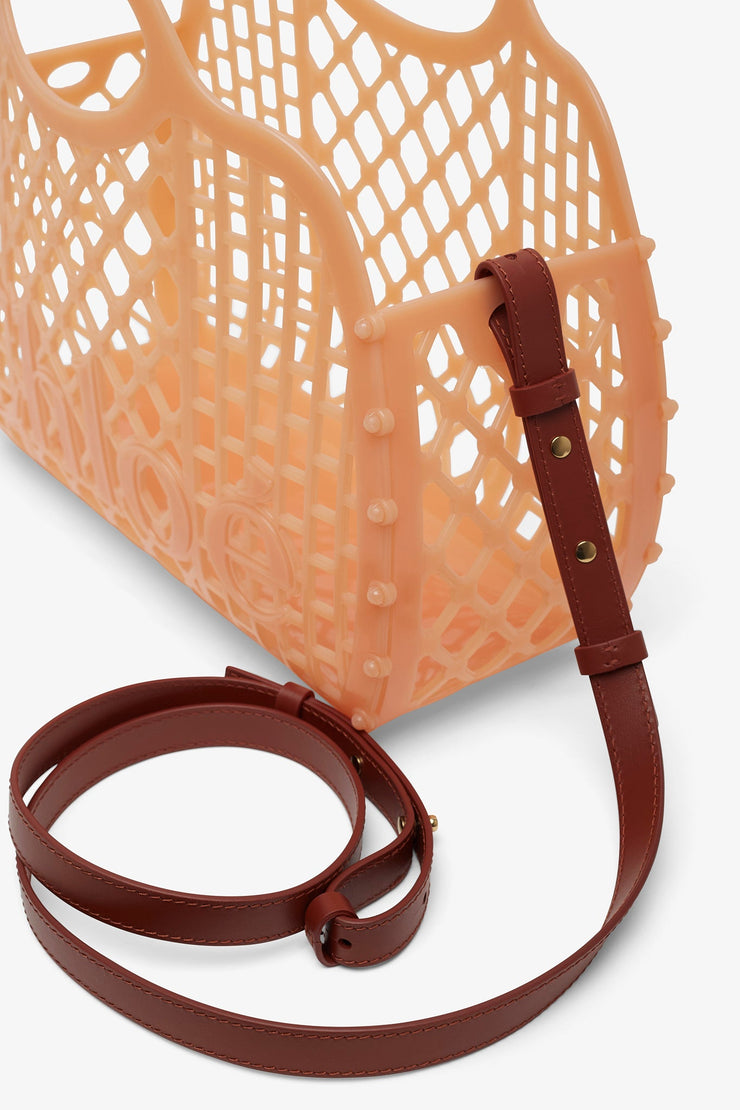 Chloe cage beige jelly bag